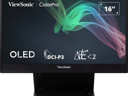 ViewSonic ColorPro VP16-OLED 15.6  Full HD OLED Monitor - 16:9 - Black Online