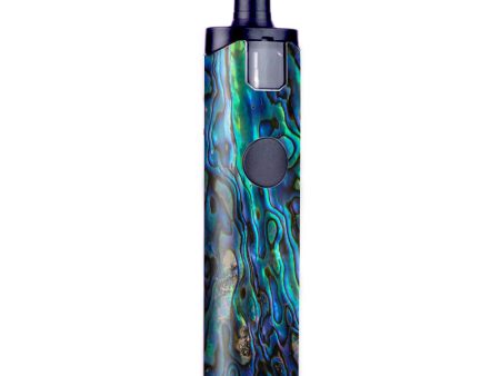 Abalone Shell Green Swirl Blue Gold Wismec Motiv Pod Skin For Sale