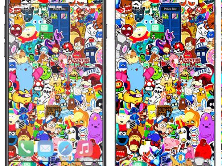 Sticker Collage,Sticker Pack Apple  iPhone 7+ Plus   iPhone 8+ Plus Skin Supply