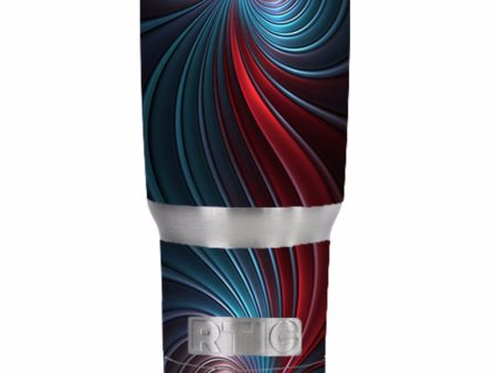 Colorful Swirl RTIC 20oz Tumbler Skin For Sale