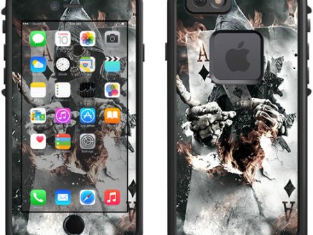 Ace Diamonds Grim Reeper Skull Lifeproof Fre iPhone 6 Skin Fashion