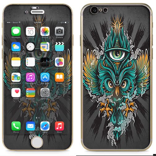 Owl Eye Tattoo Art Apple 6 Skin Supply