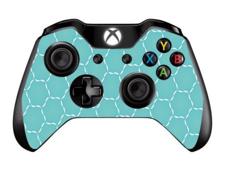 Blue Hexagon Microsoft Xbox One Controller Skin Sale