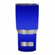 Blue Carbon Fiber Graphite RTIC 20oz Tumbler Skin Online now