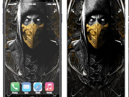 Scorpion Ninja Masked Apple  iPhone 7+ Plus   iPhone 8+ Plus Skin For Cheap