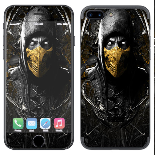 Scorpion Ninja Masked Apple  iPhone 7+ Plus   iPhone 8+ Plus Skin For Cheap