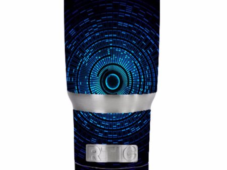 Abstract Blue Vortex RTIC 20oz Tumbler Skin For Sale