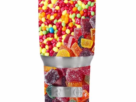 Candy Collage RTIC 20oz Tumbler Skin For Discount