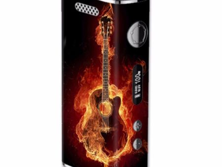 Guitar In Flames eLeaf iStick 100W Skin For Sale