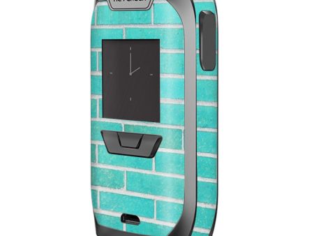 Teal Baby Blue Brick Wall Vaporesso Revenger Skin Cheap