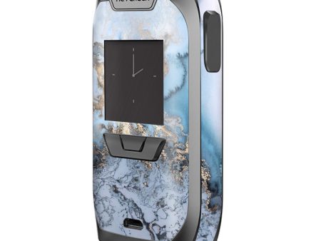 Blue Gold Grey Marble Pattern Clouds Vaporesso Revenger Skin For Sale