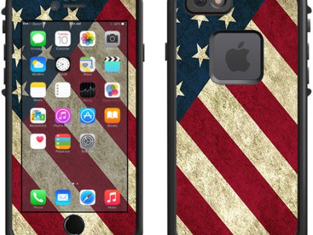 America Flag Pattern Lifeproof Fre iPhone 6 Skin Online