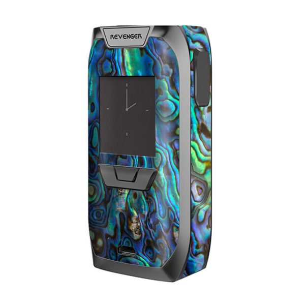 Abalone Shell Green Swirl Blue Gold Vaporesso Revenger Skin Discount