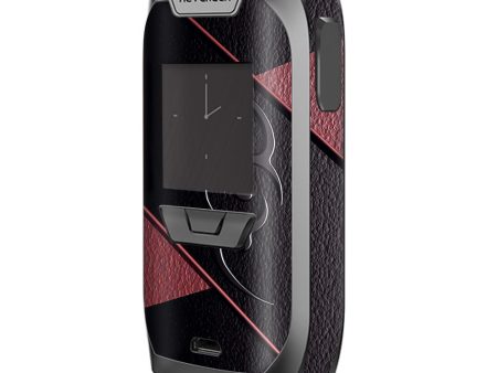 Black Red Leather Hindu Om Like Symbol Vaporesso Revenger Skin Online