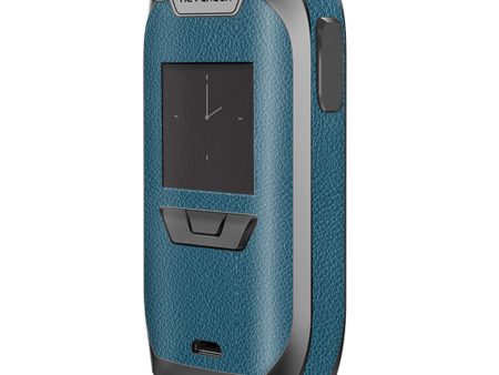 Blue Teal Leather Pattern Look Vaporesso Revenger Skin Cheap