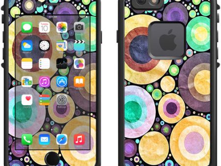 Abstract Circle Canvas Lifeproof Fre iPhone 6 Skin For Cheap