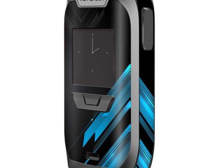 Black Blue Sharp Design Edge Vaporesso Revenger Skin Discount