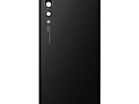 For Huawei P20 Pro Replacement Rear Battery Cover Inc Camera Lens with Adhesive (Black) For Sale